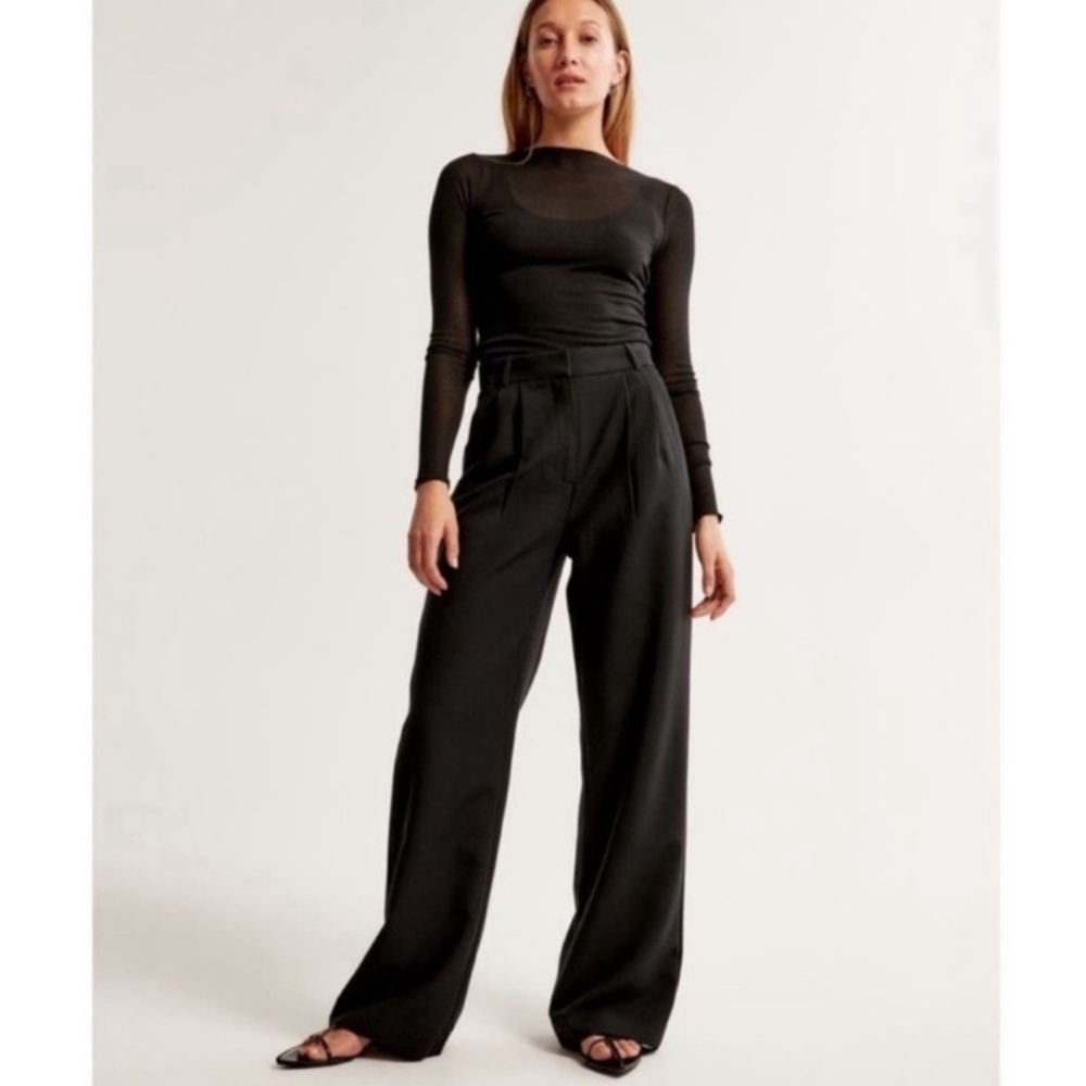 Abercrombie & Fitch Sloane Tailored Pant Size 27 Black